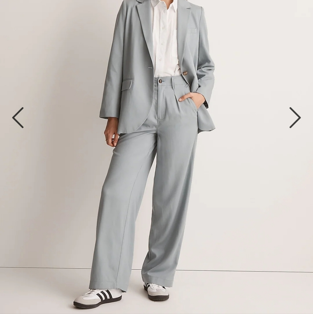 The Neale Straight leg pant Drapeweave